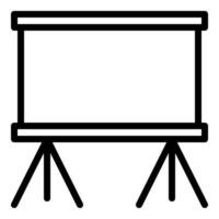 black board icon or logo illustration outline black style vector