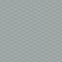 Grey seamless geometric japanese waves pattern Seigaiha-mon vector