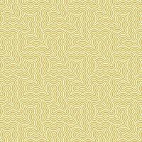 Abstract geometric yellow japanese overlapping circles lines and waves pattern vector