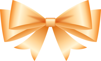 Gold Gift Bow png