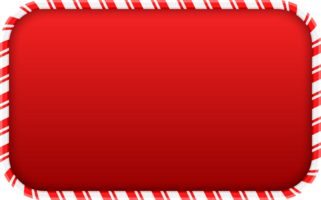 Christmas Candy Cane Frame png