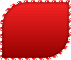 Natale caramella canna telaio png