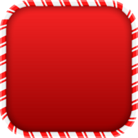 Christmas Candy Cane Frame png