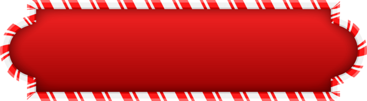 Christmas Candy Cane Frame png