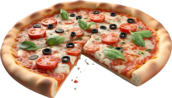 ai gerado aparência deliciosa pizza. gerado por ai. png