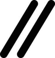 Music notes icon in flat style. Musical key signs. isolated on solid pictogram Black musical Simple symbol elements. Vector for apps and website