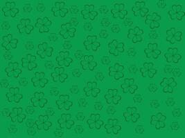 Clover leaves background vector