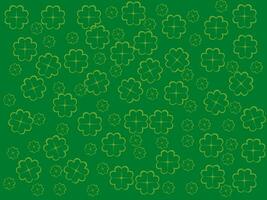Clover leaves background vector