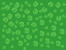 Clover leaves background vector