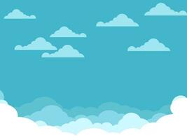 Sky and Clouds Background. web banners. Vector