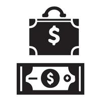 Vector money Icon, financial vector icon.