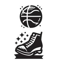 Basketball Icon Perfect for logos, stats and infographics. vector