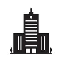 building sign icon in flat style. Apartment vector illustration . Architecture business concept.