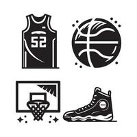 Basketball Icon Perfect for logos, stats and infographics. vector