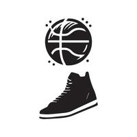 Basketball Icon Perfect for logos, stats and infographics. vector