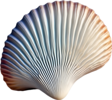 AI generated an image of a colorful seashell. Ai-Generated. png