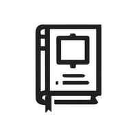 book icon. sign design vector