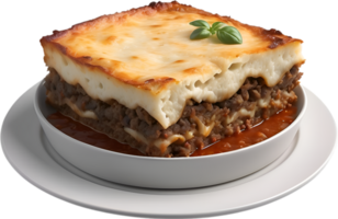 ai generato dall'aspetto delizioso moussaka. ai-generato. png