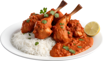 AI generated Delicious-looking Chicken Tikka Masala. Ai-generated. png