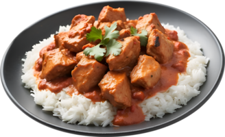 AI generated Delicious-looking Chicken Tikka Masala. Ai-generated. png