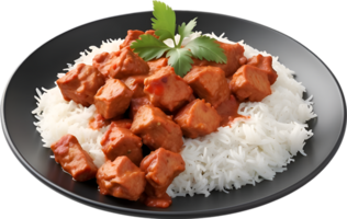 ai genererad läckert utseende kyckling tikka masala. ai-genererad. png