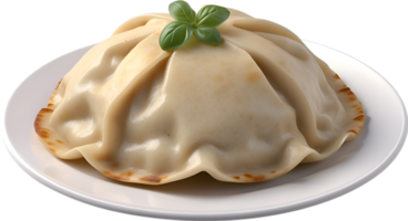 ai genererad läckert utseende pierogi. ai-genererad. png