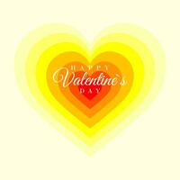 Retro Valentine card with hearts. Greeting card, poster, banner collection vector