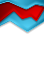 Abstract red and blue corporate contrast background png