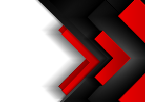 Red and black tech abstract background with arrows png
