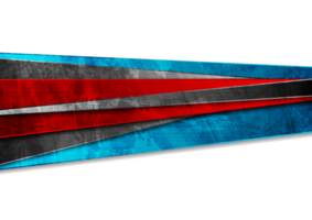 Grunge tech material red, blue and grey background png