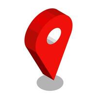 isometric location or place icon illustration design vector