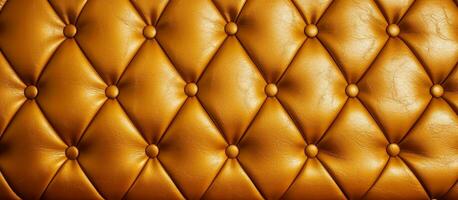 Gold leather upholstery photo
