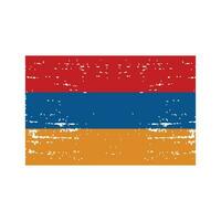 armenio bandera icono vector modelo