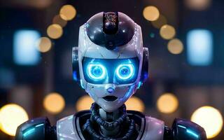 AI generated AI Revolutionizing Customer Service The Rise of Call Center Robots ai generated photo