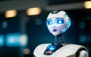 AI generated AI Revolutionizing Customer Service The Rise of Call Center Robots ai generated photo