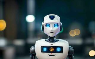 AI generated AI Revolutionizing Customer Service The Rise of Call Center Robots ai generated photo