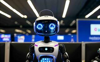 AI generated AI Revolutionizing Customer Service The Rise of Call Center Robots ai generated photo