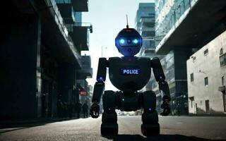 AI generated The Rise AI-Powered Law Enforcement and the Future of Public Safety ai generated photo