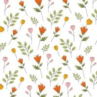 Flower Background for cloth print vector