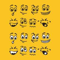 Face expression set vector