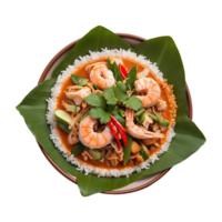 AI generated Delicious thai food isolated on transparent background png