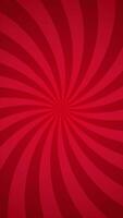 Simple Curved Dark Christmas Red Radial Lines Sun Burst Effect Looping Animation Vertical Video Background