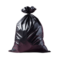 AI generated garbage bag isolated on transparent background png