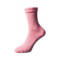 AI generated Cotton sock isolated on transparent background png