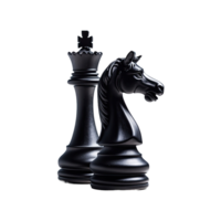 AI generated king in chess isolated on transparent background png