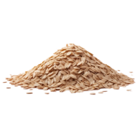 AI generated Pile of oats isolated on transparent background png