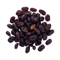 ai généré pile de raisins secs isolé sur transparent Contexte png