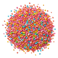 ai généré coloré bonbons arrose isolé sur transparent Contexte png