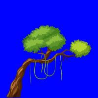 Creative banner tree vector