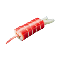 AI generated Crab stick isolated on transparent background png